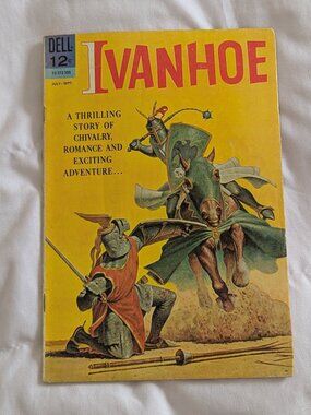 1963 Ivanhoe #1 Painted Cover Dell Comic